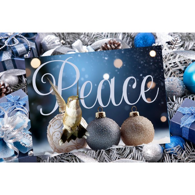 Tarjeta de Navidades de Hummingbird (Subido por el creador)