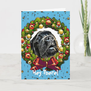 Tarjeta de Navidades de humor ~Perro