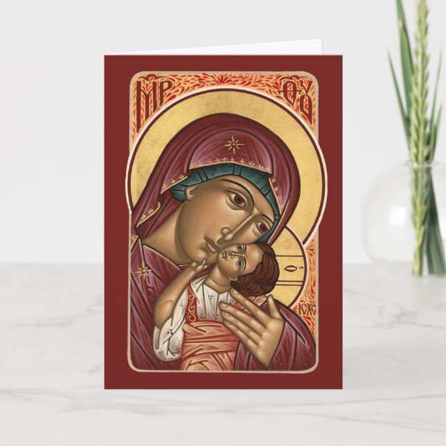 Tarjeta de Navidades de iconos (Anverso)