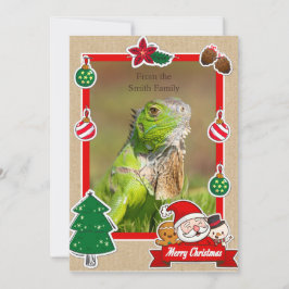 Tarjeta de Navidades de Iguana