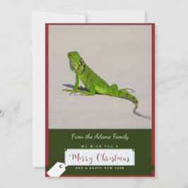 Tarjeta de Navidades de Iguana