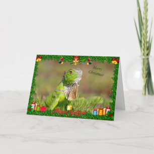 Tarjeta de Navidades de Iguana