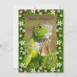 Tarjeta de Navidades de Iguana