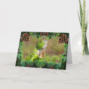 Tarjeta de Navidades de Iguana