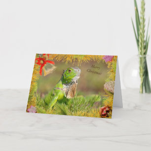 Tarjeta de Navidades de Iguana