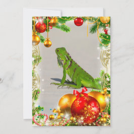 Tarjeta de Navidades de Iguana