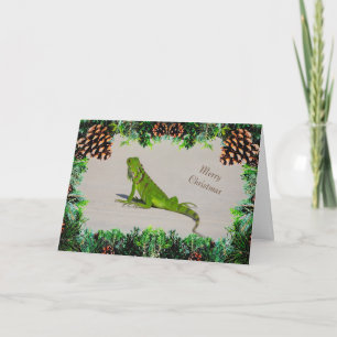 Tarjeta de Navidades de Iguana