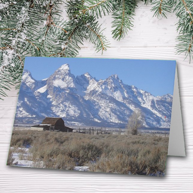 Tarjeta de Navidades de invierno de Teton (Subido por el creador)