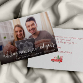 Tarjeta de Navidades de Invitación de embarazo de 
