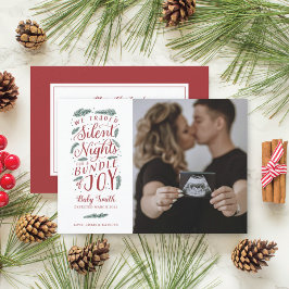 Tarjeta de Navidades de Invitación de embarazo de