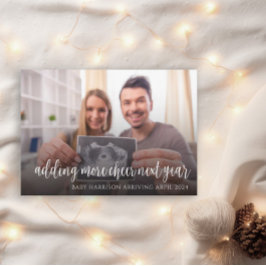 Tarjeta de Navidades de Invitación de embarazo de 