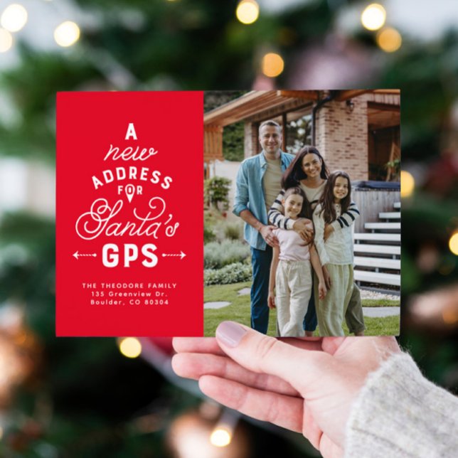 Tarjeta de Navidades de invitación móvil con 4 fot (Subido por el creador)