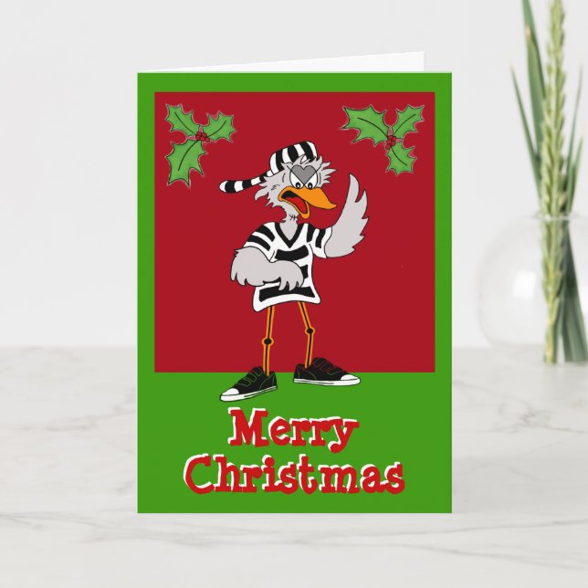 Tarjeta de Navidades de Jailbird (Anverso)