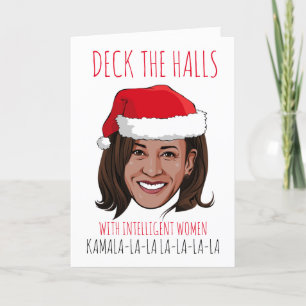 Tarjeta de Navidades de Kamala: Deck the Halls