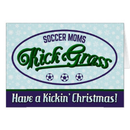 Tarjeta de Navidades de Kickgrass para mamás de fú