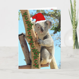 Tarjeta de Navidades de Koala