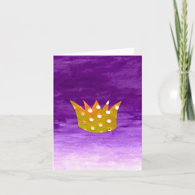 Tarjeta de Navidades de la Corona (Anverso)