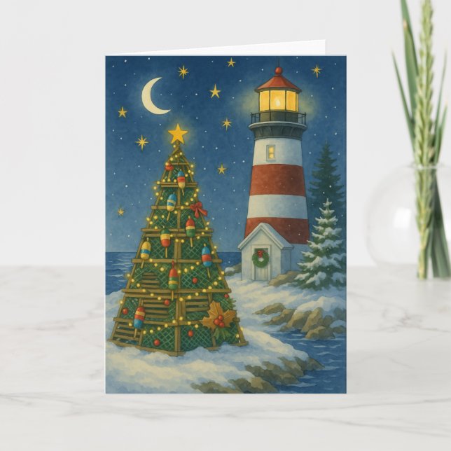 Tarjeta de Navidades de la Costa Atlántica (Anverso)