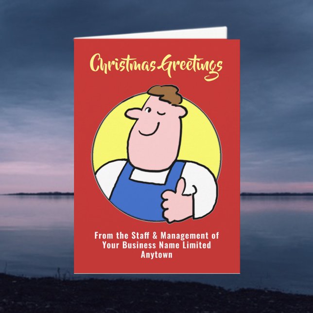 Tarjeta de Navidades de la empresa Handyman o DIY (Subido por el creador)