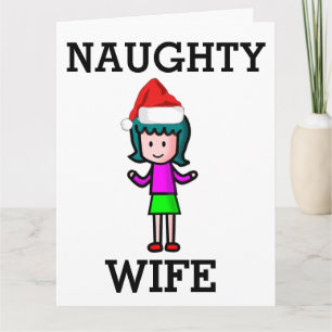 TARJETA DE NAVIDADES DE LA ESPOSA PESADA