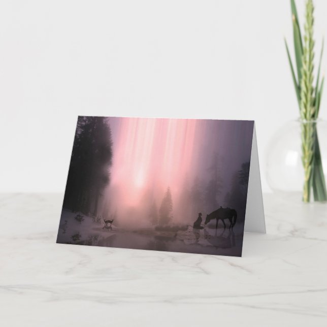 Tarjeta de Navidades de la Iglesia de Vaqueros (Anverso)