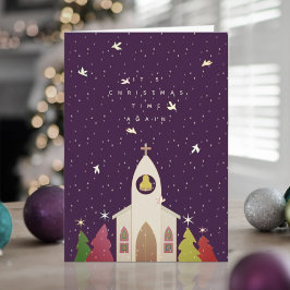 Tarjeta de Navidades de la Iglesia del Tiempo de l