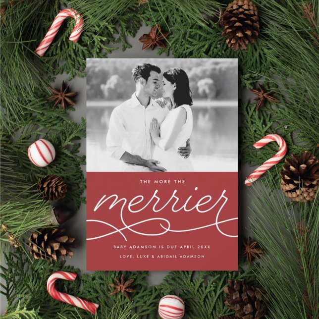 Tarjeta de Navidades de la Invitación de Embarazo  (Subido por el creador)