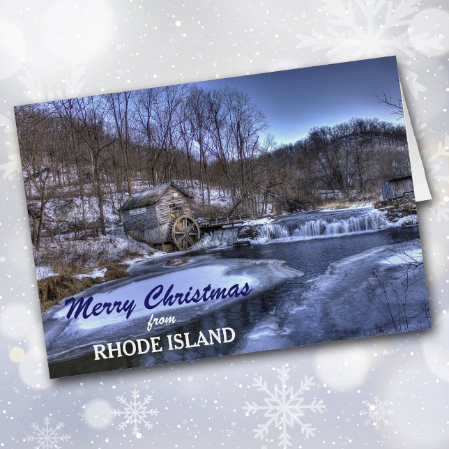 Tarjeta de Navidades de la Isla Mill on River Rhod (Subido por el creador)