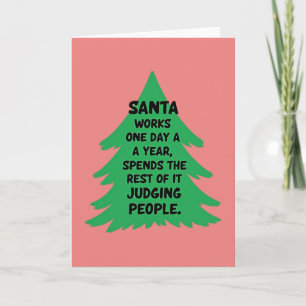 Tarjeta de Navidades de la lámpara de la pierna