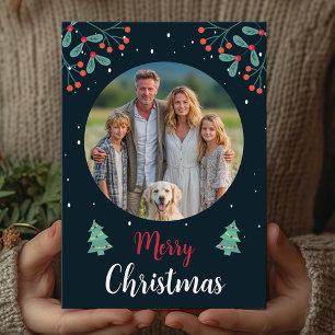 Tarjeta de Navidades de la marina moderna