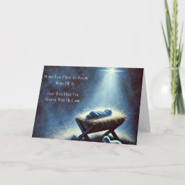 Tarjeta de Navidades de la Natividad Sagrada