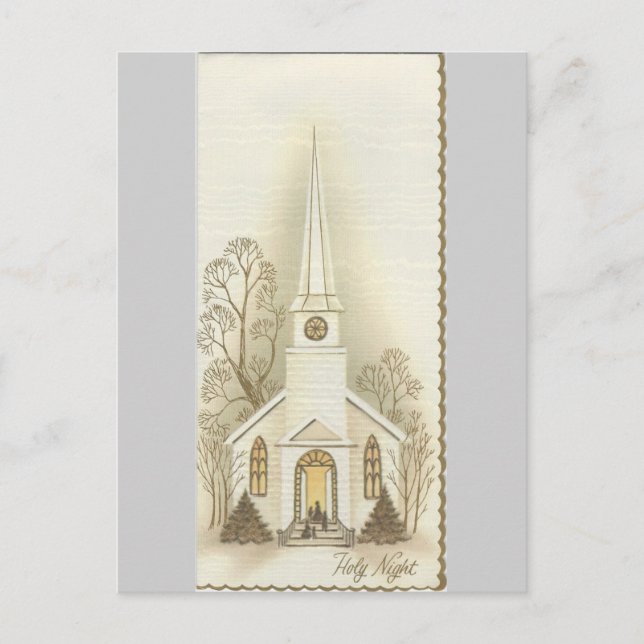 Tarjeta de Navidades de la "Noche Sagrada" de Vint (Anverso)