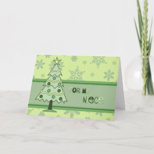 Tarjeta de Navidades de la sobrina de Navidad