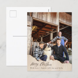 Tarjeta de navidades de la tarjeta postal de Navid