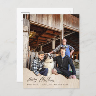 Tarjeta de navidades de la tarjeta postal de Navid