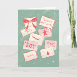 Tarjeta de Navidades de la temporada de saludos de