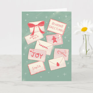 Tarjeta de Navidades de la temporada de saludos de