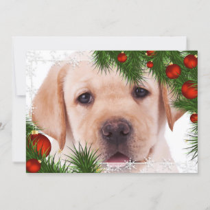 Tarjeta de Navidades de laboratorio amarillos - Pe