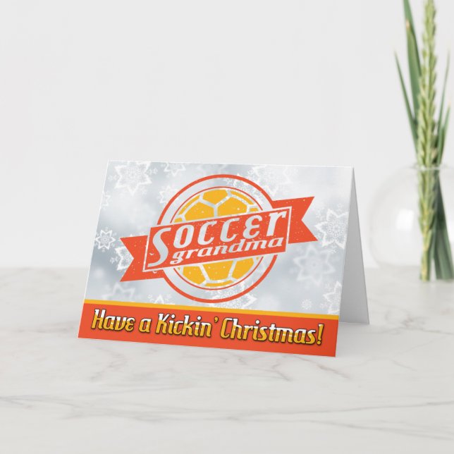 Tarjeta de Navidades de las Abuelas de Fútbol de p (Anverso)