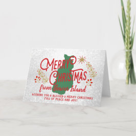 Tarjeta de Navidades de las islas Beaver