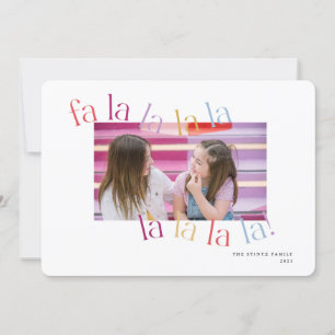 Tarjeta de Navidades de las ondas de Falalala colo