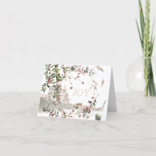 Tarjeta de Navidades de las ramas de cerezo rosa d
