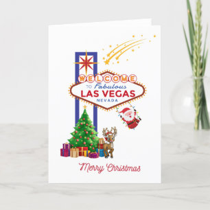 Tarjeta de Navidades de Las Vegas