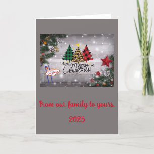 Tarjeta de Navidades de Las Vegas
