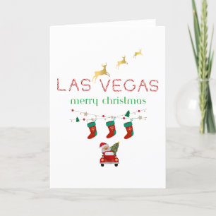 Tarjeta de Navidades de Las Vegas