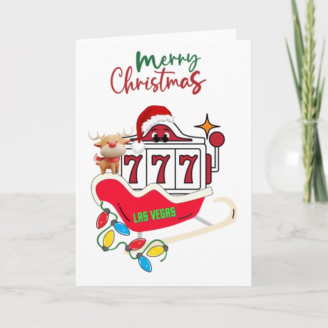 Tarjeta de Navidades de Las Vegas (Anverso)