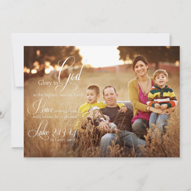 Tarjeta de Navidades de Lauren Landry (Anverso)