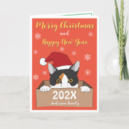 Tarjeta de Navidades de Little Kitty