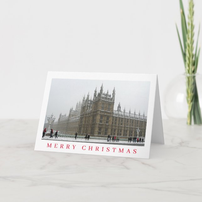 Tarjeta de Navidades de London Westminster en invi (Anverso)