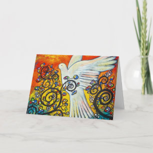 Tarjeta De Navidades De Los Vuelos De Paz